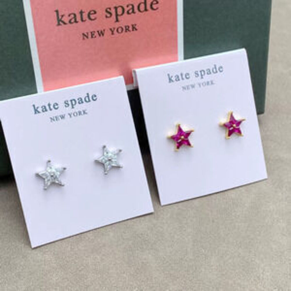 kate spade Zircon Five Point Star Stud Earrings
